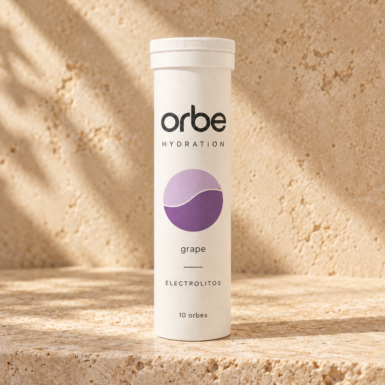 Tubo de HYDRATION sabor Grape, 10 orbes